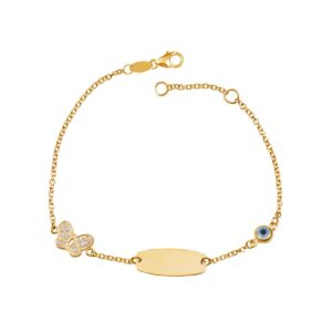 Gold Identity Bracelet
