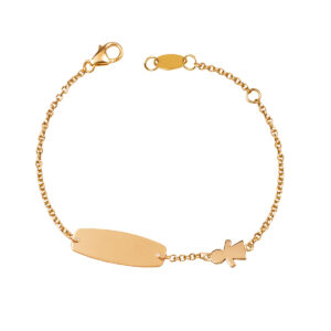 Gold Identity Bracelet