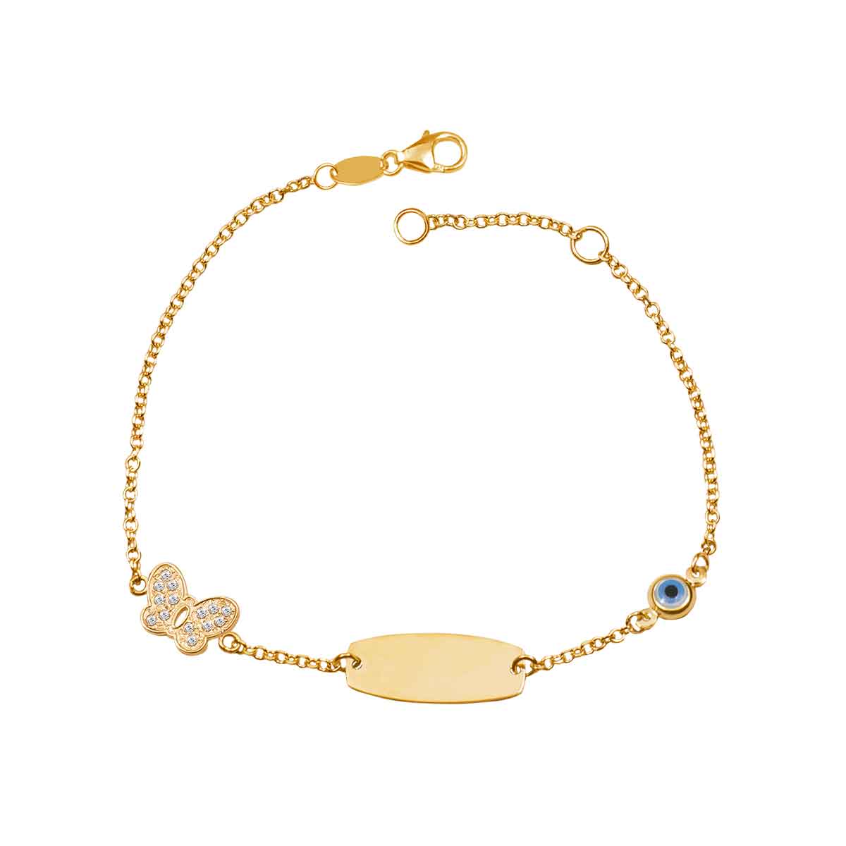 Gold Identity Bracelet