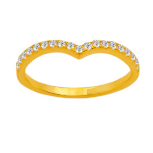 Silver Ring with Zircons