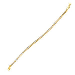 Silver Bracelet with Zircons