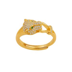 Silver Ring with Zircons