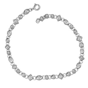 Lab Diamond Bracelet 14k