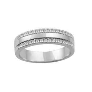Diamond Wedding Band 18k