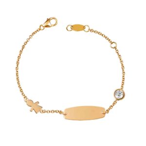 Gold Identity Bracelet 9k