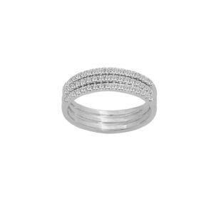 Diamond Wedding Band 18k