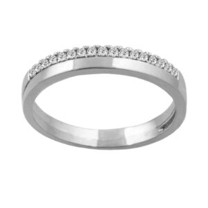 Diamond Wedding Band 18k