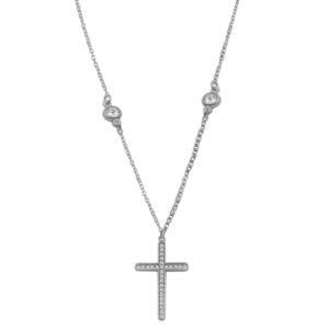 Silver Cross Necklace
