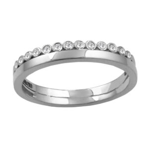 Diamond Wedding Band 18k