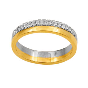 Diamond Wedding Band 9k