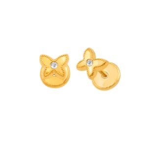 Gold Earrings 14K