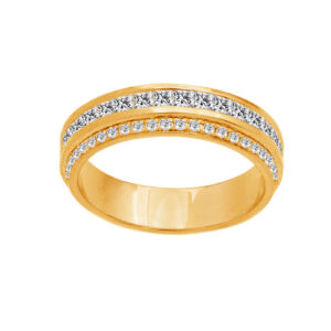 Diamond Wedding Band 18k