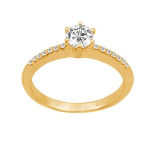 Diamond Solitaire Ring 18k