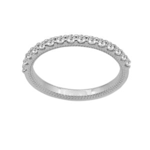 Diamond Wedding Band 18k