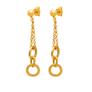 Gold Earrings 14K