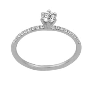 Diamond Solitaire Ring 18k