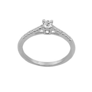 Diamond Solitaire Ring 18k