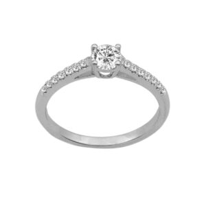 Diamond Solitaire Ring 18k
