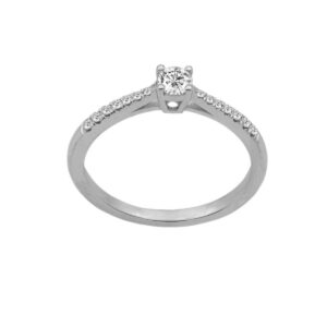 Diamond Solitaire Ring 18k