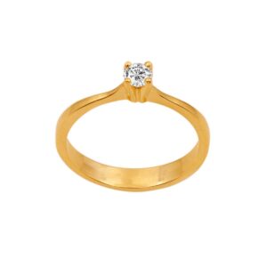 Diamond Solitaire Ring 14k