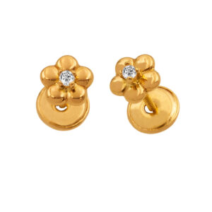 Gold Kids Earrings 14k