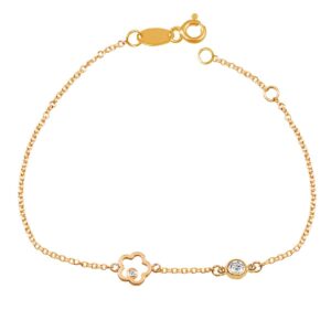 Gold Kids Bracelet 9k