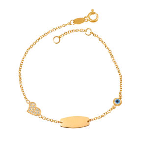 Gold Kids Bracelet 9k
