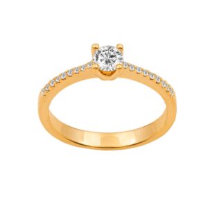 Diamond Solitaire Ring 14k