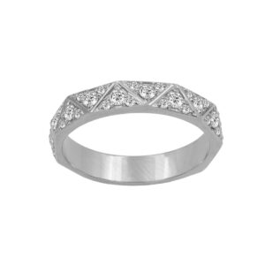 Diamond Wedding Band 14k