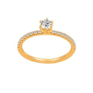 Diamond Solitaire Ring 14k