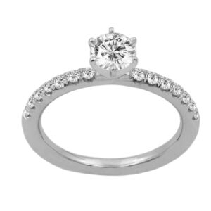 Diamond Solitaire Ring 14k