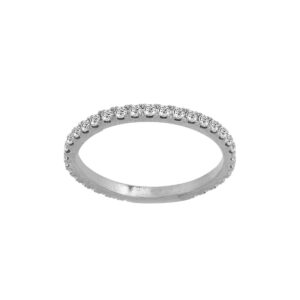 Diamond Wedding Band 9k