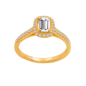 Diamond Solitaire Ring 14k