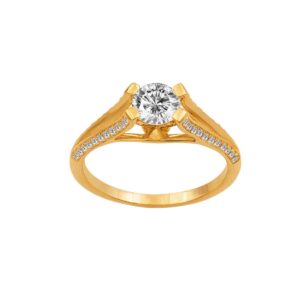 Diamond Solitaire Ring 14k