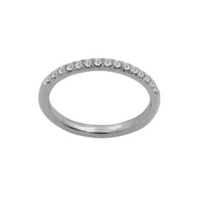 Diamond Wedding Band 9k